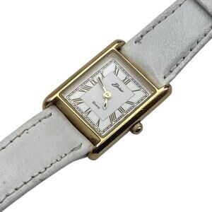 VTG Belair 751 Tank Style Women's Watch 18mm - New Battery Adjustable Band - WR
